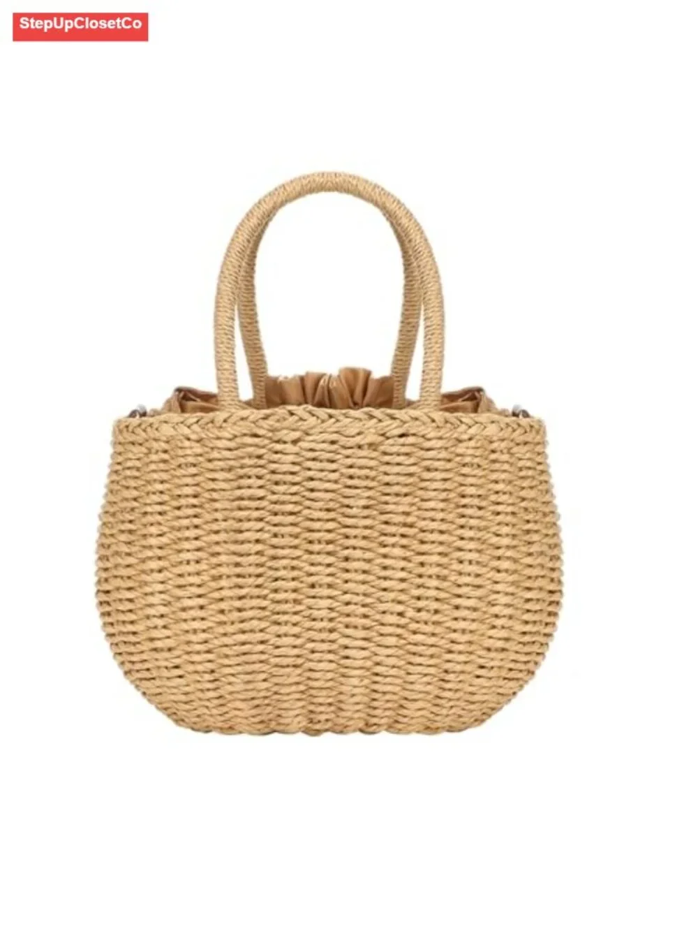 Straw Hobo Handbag for Women Woven Crossbody Beach Purse Rattan Shoulder Bag